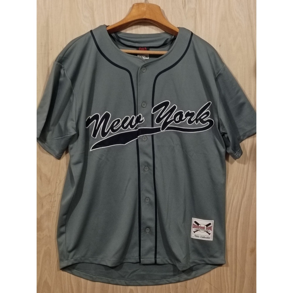 Gerrit Cole 45 NOIZ NEW YORK BASEBALL JERSEY (GREY/BLACK) New With Tag Size XXL